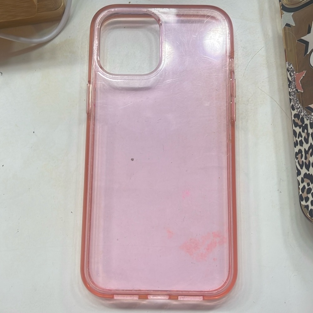 Pink clear iPhone 12 Pro Max